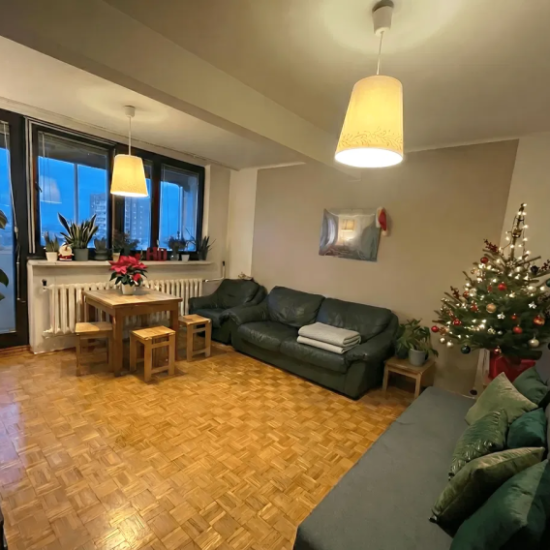 2 pokoje, osobna kuchnia, mieszkanie z panoramicznym widokiem, Bielany