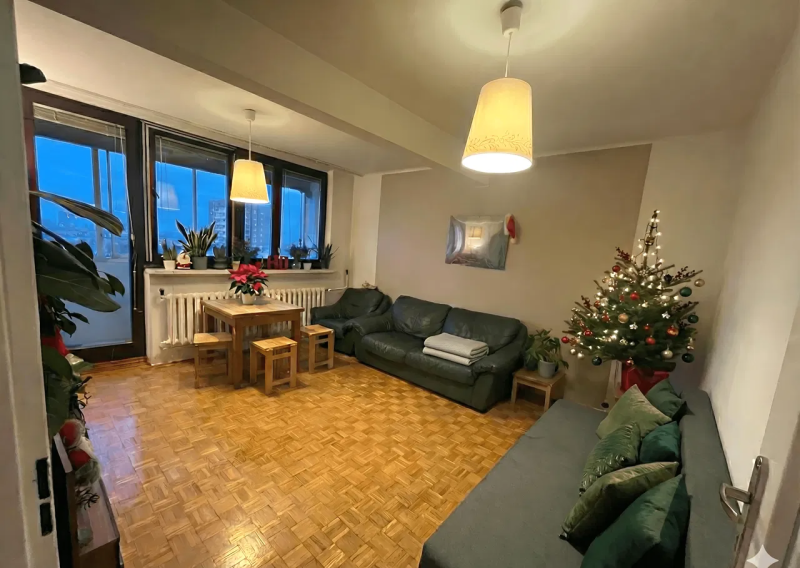 2 pokoje, osobna kuchnia, mieszkanie z panoramicznym widokiem, Bielany