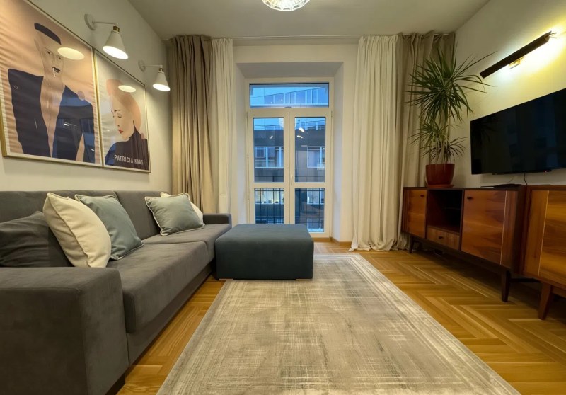 2-pokojowy apartament 52m2 | Centrum | Klima | Retro