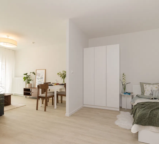 Apartament 40m2 z wydzieloną częścią sypialnianą| Bezpośrednio I